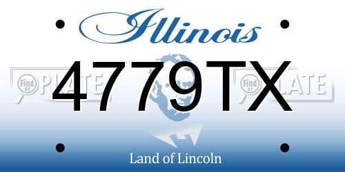 4779TX Illinois License Plate