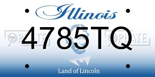 4785TQ Illinois License Plate
