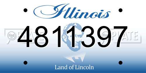 4811397 Illinois License Plate