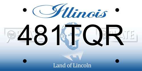 481TQR Illinois License Plate