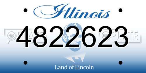 4822623 Illinois License Plate