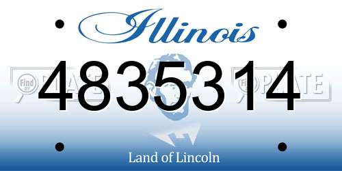 4835314 Illinois License Plate
