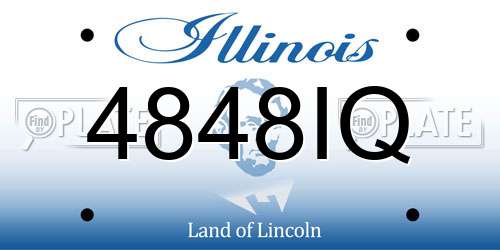 4848IQ Illinois License Plate