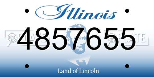 4857655 Illinois License Plate