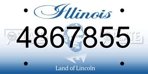 4867855 Illinois License Plate