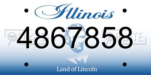4867858 Illinois License Plate