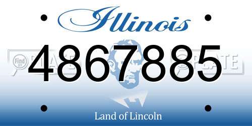 4867885 Illinois License Plate