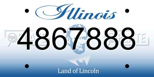 4867888 Illinois License Plate