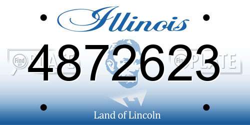 4872623 Illinois License Plate