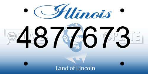 4877673 Illinois License Plate