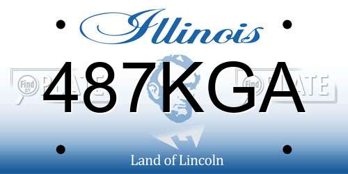 487KGA Illinois License Plate