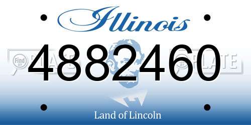 4882460 Illinois License Plate