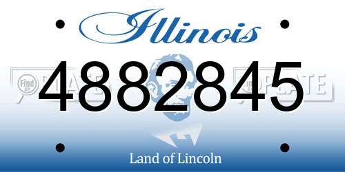4882845 Illinois License Plate