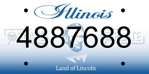 4887688 Illinois License Plate