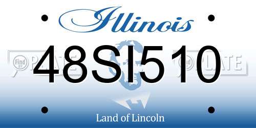 48SI510 Illinois License Plate