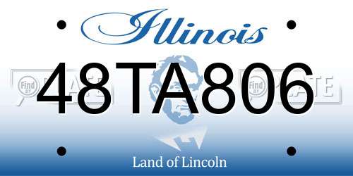 48TA806 Illinois License Plate
