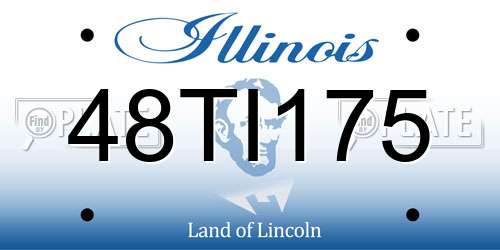 48TI175 Illinois License Plate