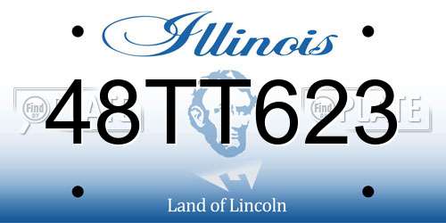 48TT623 Illinois License Plate