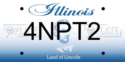 4NPT2 Illinois License Plate