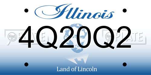 4Q20Q2 Illinois License Plate