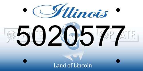 5020577 Illinois License Plate