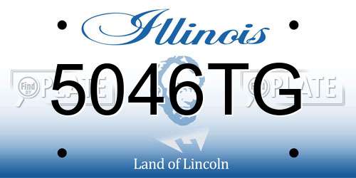 5046TG Illinois License Plate