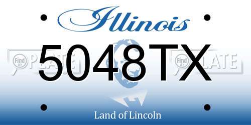 5048TX Illinois License Plate