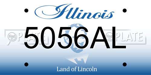 5056AL Illinois License Plate