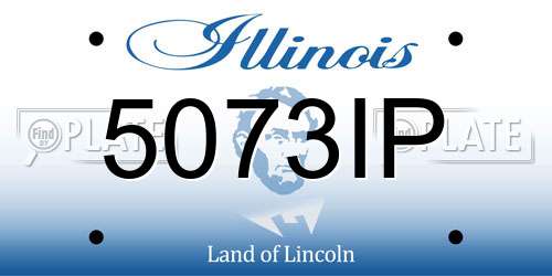 5073IP Illinois License Plate