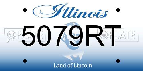 5079RT Illinois License Plate