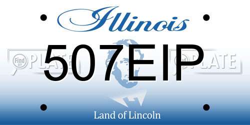 507EIP Illinois License Plate