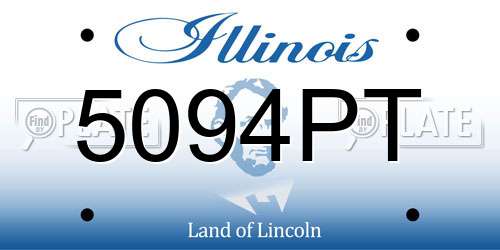 5094PT Illinois License Plate