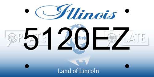 5120EZ Illinois License Plate