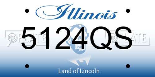 5124QS Illinois License Plate