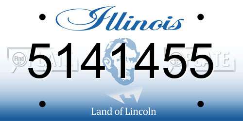 5141455 Illinois License Plate