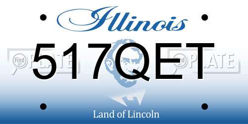 517QET Illinois License Plate