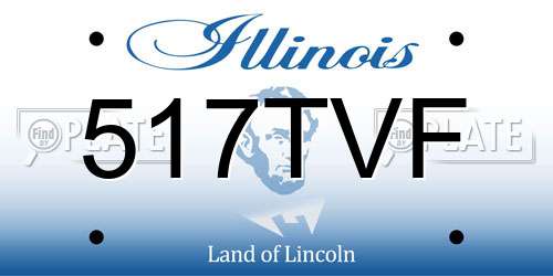 517TVF Illinois License Plate