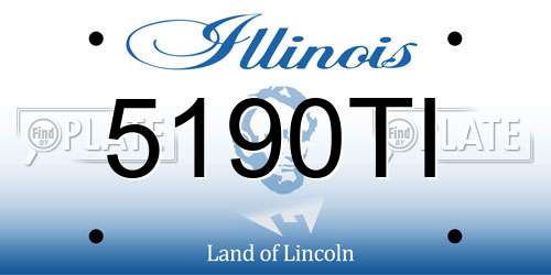 5190TI Illinois License Plate