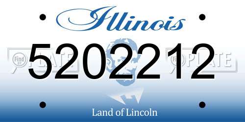 5202212 Illinois License Plate