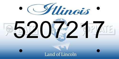 5207217 Illinois License Plate