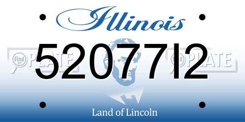 52077I2 Illinois License Plate