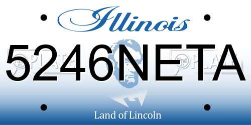5246NETA Illinois License Plate
