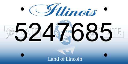 5247685 Illinois License Plate