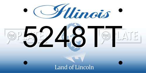 5248TT Illinois License Plate