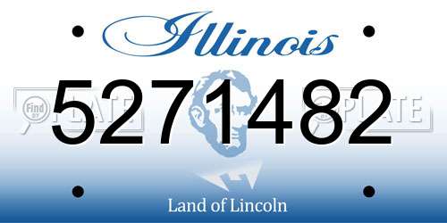 5271482 Illinois License Plate