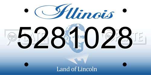 5281028 Illinois License Plate