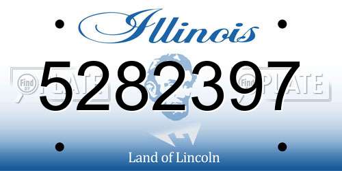 5282397 Illinois License Plate