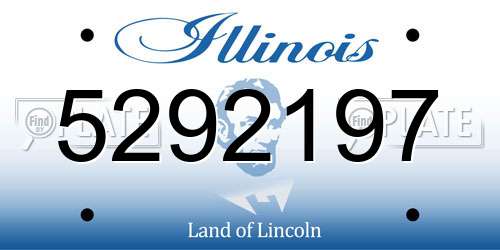 5292197 Illinois License Plate
