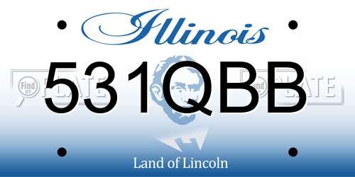 531QBB Illinois License Plate