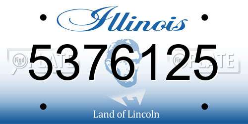5376125 Illinois License Plate